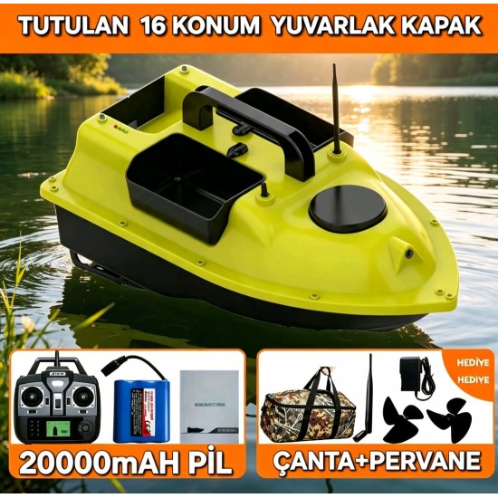 GPS Model Orj 16 Konumlu Oto Pilot Eve Dünüş Sabit Hız 500m 20000Mah+ÇANTALI