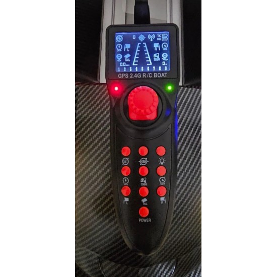 HJ817 GPS Model 10 Konum 650 Metre Oto Pilot Eve Dönüş Sabit Hız Otomotik Yem Bırakma Büyük Boy Akü Tipi Pille